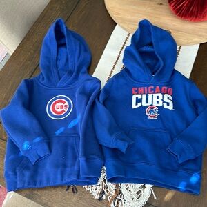 Toddler Chicago Cubs hoodies (set of two)